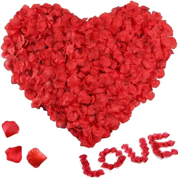 100 Kom. Umjetne Latice Ruže Umjetni Cvijet Svilene Latice za Valentinovo Wedding Cvijet Pribor Za Uređenje Doma