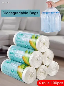 Kukuruzne biorazgradiv kućanstvo vrećice za smeće klasificirane jednokratne vrećice za čišćenje wc kuhinja vrećice za smeće više debele plastične vrećice razbije